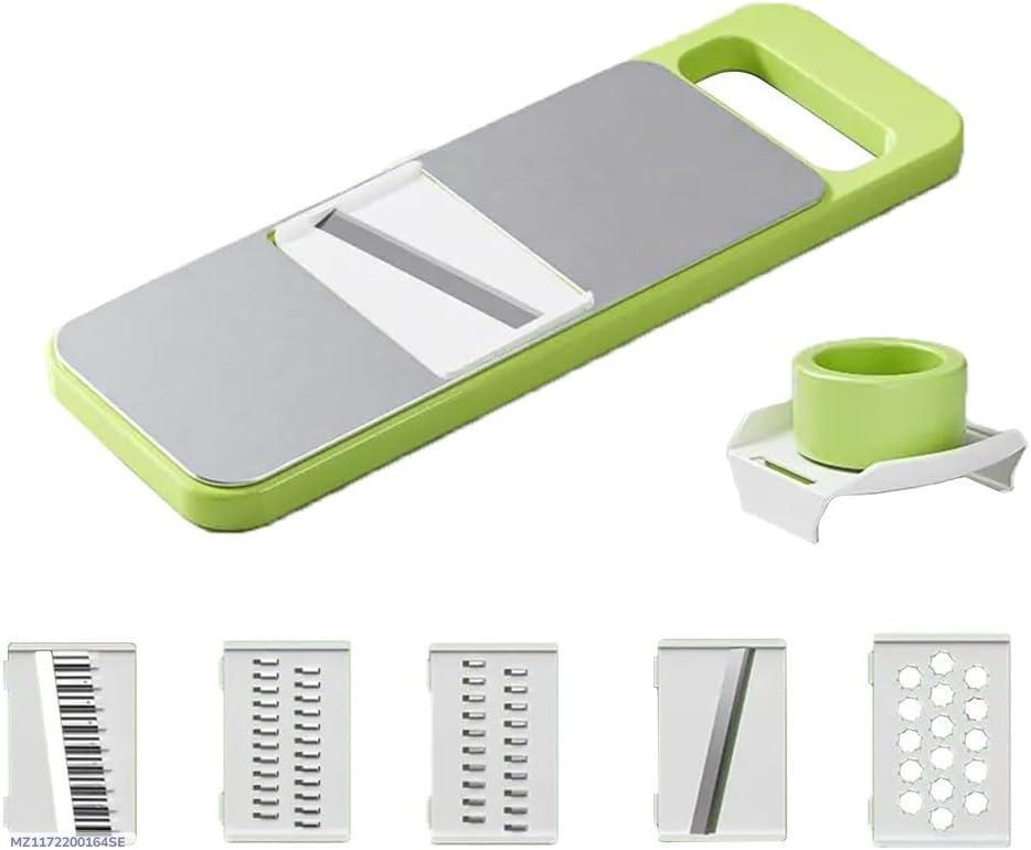 Green Multi-Blade Grater with ABS Plastic Handle