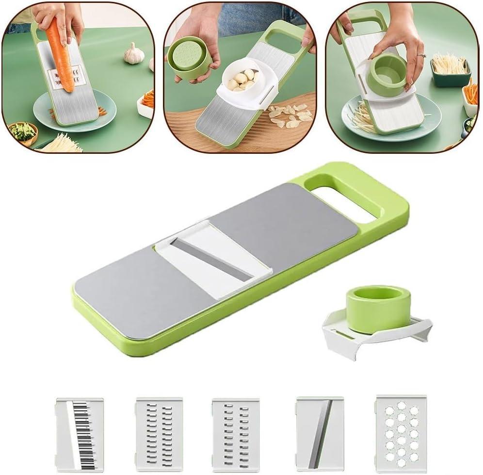 Green Multi-Blade Grater with ABS Plastic Handle