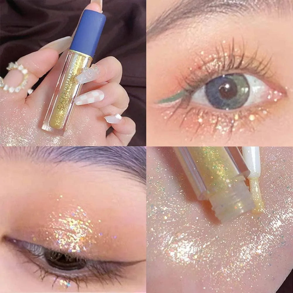 Multicolor Matte Glitter Eyeliner Set 4 Pcs 50g