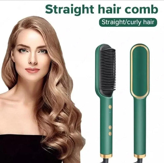Green Hair Comb for Straight & Curly Hair Styling
